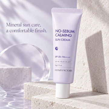 DERMA FACTORY No-Sebum Calming Sun Cream SPF50+ PA++++ 50g