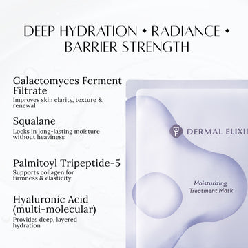 Dermal Elixir Moisturizing Treatment Sheet Mask