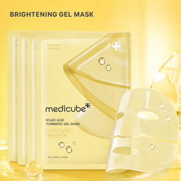 MEDICUBE Masque Gel Curcuma Acide Kojique 4 unités