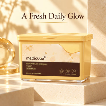 Masque en tissu Medicube Deep Vita C Daily Quick Mask 30 feuilles