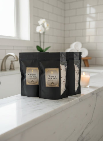 Lavender and Hibiscus Milk Bath Soak, Various Options, Cleopatra Milk Bath