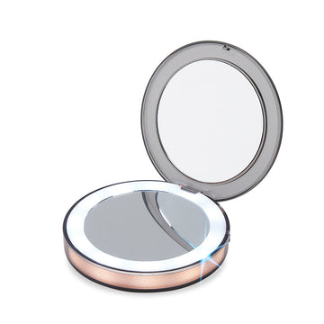 LED Compact Mirror with 3x Magnification