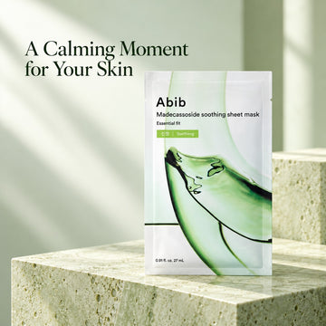 Abib Madecassoside Soothing Sheet Mask Essential Fit 10 Sheets