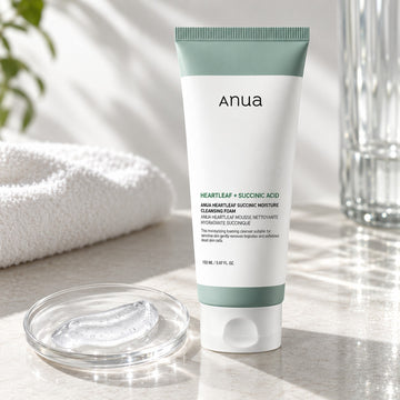 Mousse nettoyante hydratante Anua Heartleaf Succinic - 150 ml