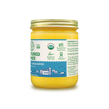 Cultured Ghee | Grass-Fed & Certified Organic Ayurvedic Ghee - Skincare Lab