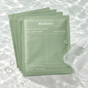 Biodance Refreshing Sea Kelp Real Deep Mask 4 Sheets