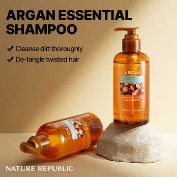 Argan Essential Deep Care Jumbo Shampoo Triple Value Set