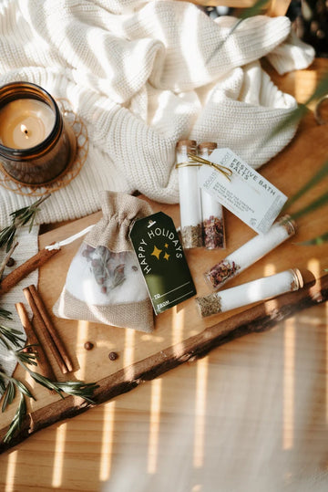 Festive Bath Soaks Stocking Stuffers & Christmas Ornaments - Skincare Lab