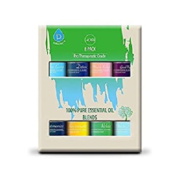 8 Pack of 100% Pure Essential Aromatherapy Oils - Skincare Lab