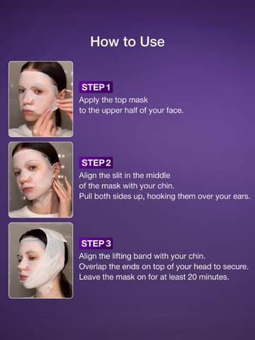 numbuzin No.9 NAD Bio Lifting Full Cover Facial Mask 48ml - 1 BOX / 4 PCS (+GWP)-3