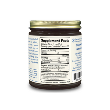 Brahmi Ghee | Ayurvedic Herbal Ghee for Clarity, Focus & Mental Calm - Skincare Lab
