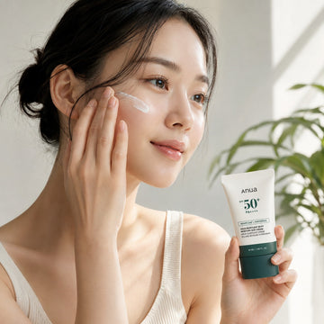 Crème solaire hydratante et soyeuse Anua Heartleaf SPF50+ PA++++ - 50 ml