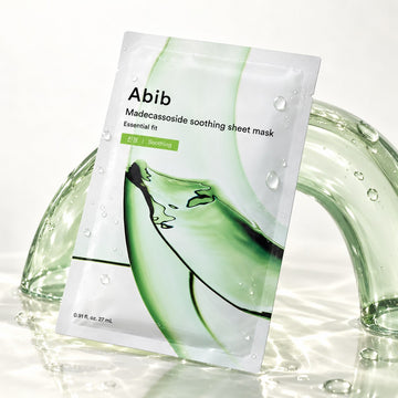 Abib Madecassoside Soothing Sheet Mask Essential Fit 10 Sheets