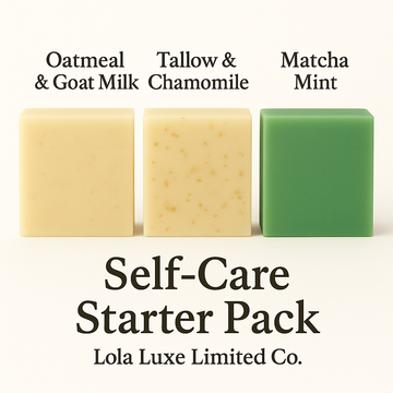Handmade Soap Gift Set | Oatmeal, Chamomile & Matcha Mint