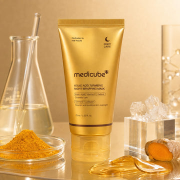 Masque de nuit enveloppant MEDICUBE à l'acide kojique et au curcuma 75 ml