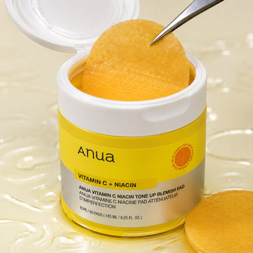 Anua Tampons anti-imperfections tonifiants à la vitamine C et au niacinamide 60 unités
