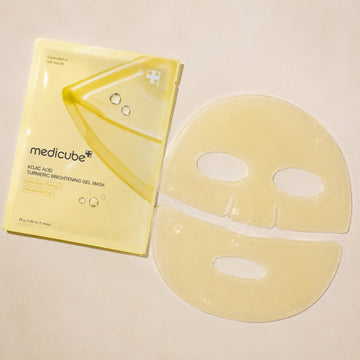 MEDICUBE Masque Gel Curcuma Acide Kojique 4 unités