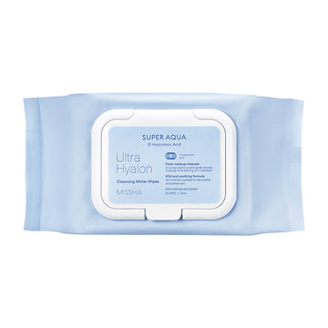 MISSHA Super Aqua Ultra Hyalron Cleansing Water Wipes 30 sheets
