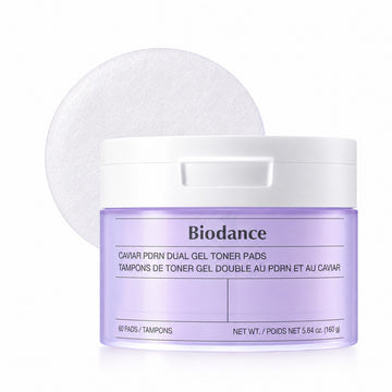 Biodance Caviar PDRN Dual Gel Toner Pad 60 Pads