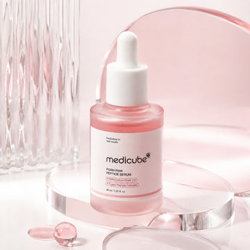 Sérum aux peptides roses PDRN Medicube 30 ml - Hydratation éclatante