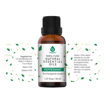 100% Pure & Natural Peppermint Essential Oils - Skincare Lab