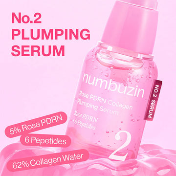 numbuzin No.2 Rose PDRN Collagen Plumping Serum 30ml
