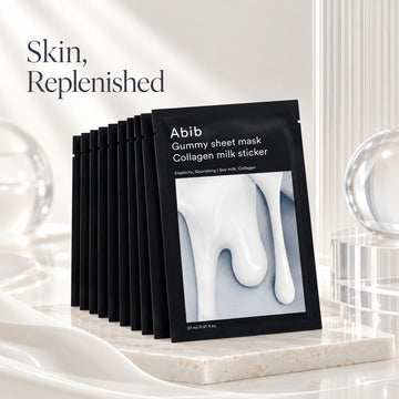 Abib Gummy Sheet Mask Collagen Milk Sticker 10 Sheets