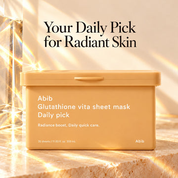 Abib Glutathione Vita Sheet Mask Daily Pick 30 Sheets