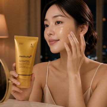 Masque de nuit enveloppant MEDICUBE à l'acide kojique et au curcuma 75 ml