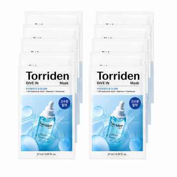Torriden DIVE IN Low Molecular Hyaluronic Acid Mask 10 Sheets