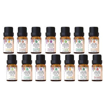 14 Pack of 100% Pure Essential Aromatherapy Oils - Skincare Lab