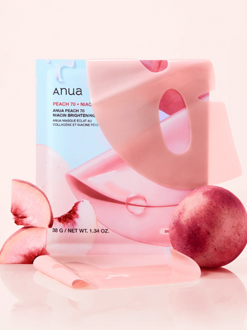 Anua Peach 70 Niacin Brightening Collagen Mask 38g