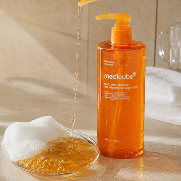 Gel Douche Éclaircissant Corps medicube Acide Kojique Curcuma Vita 400ml