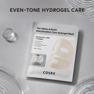 Masque hydrogel COSRX Alpha-Arbutin soin anti-tâches 3 feuilles