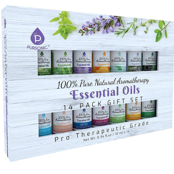 14 Pack of 100% Pure Essential Aromatherapy Oils - Skincare Lab