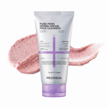 MEDIHEAL Rose PDRN Derma Cream Pack Cleanser 120ml