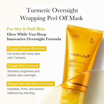 medicube Kojic Acid Turmeric Night Wrapping Mask 75ml-3