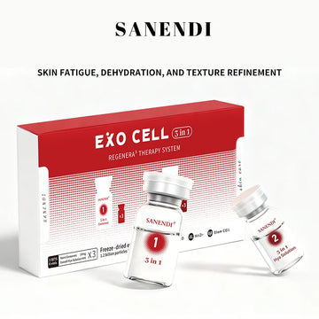 3 in 1 EXO Cell NAD+ Collagen Sanendi Face Care Essence GHKCU HA hydration Moisture Support Korean Skin Booster Serum