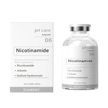 SANENDI Facial Skin Serum Ampoules Hydrating Brightening Skincare with Astaxanthin Copper Peptide PDRN Collagen Niacinamide HA