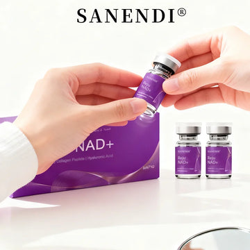 Sanendi Dermapen Serum NAD+Facial Serum Collagen Glutathione Hydrating Firming Skin Booster 10Vials*Box