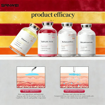 Copper Peptide PDRN Jet Peel Ampoules Serum Face Astaxanthin Collagen Niacinamide brighten HA