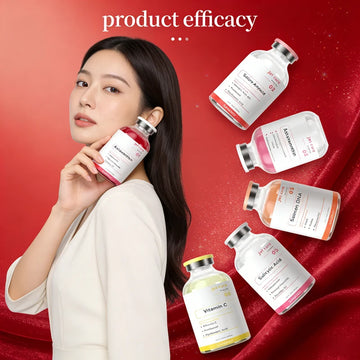 Copper Peptide PDRN Jet Peel Ampoules Serum Face Astaxanthin Collagen Niacinamide brighten HA