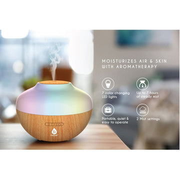 Aromatherapy Diffuser & Essential Oil Set-Ultrasonic Top 3 Oils - Skincare Lab