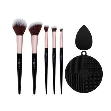 Complete Glam 7-Piece Makeup Brush Set - Skincare Lab