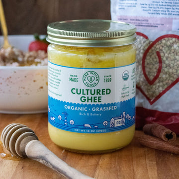 Cultured Ghee | Grass-Fed & Certified Organic Ayurvedic Ghee - Skincare Lab