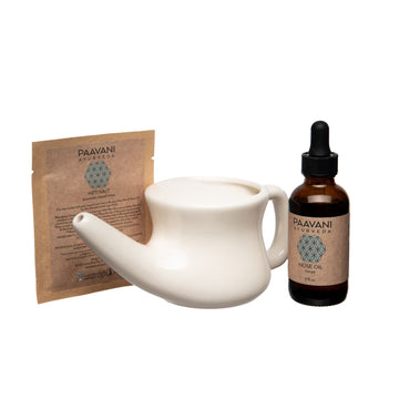 Nasal Care Ritual | Ayurvedic Neti & Nasya Kit for Sinus Health - Skincare Lab
