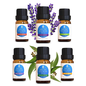 6 Pack of 100% Pure Essential Aromatherapy Oils