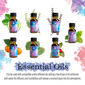 Himalayan Salt Diffuser & 14 Pack Essential Oils Set - Skincare Lab