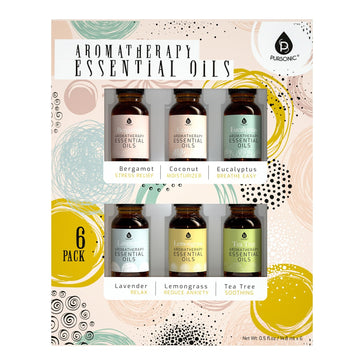 6 Pack of Aromatherapy Essential Oils - Skincare Lab