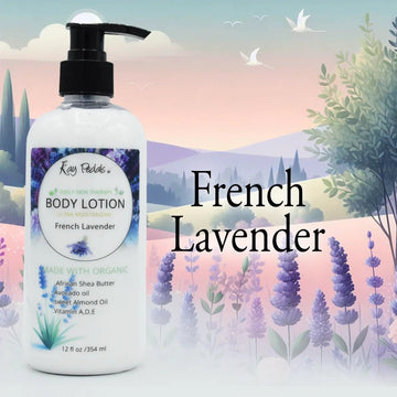 French Lavender Natural Organic Body Lotion - Skincare Lab